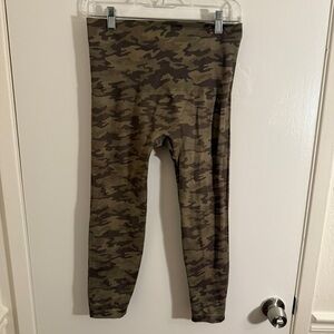 Spanx Womens Camo Leggings 1X